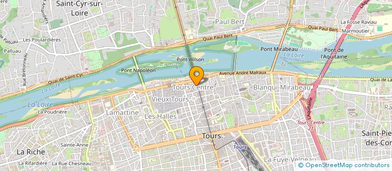 localisation de l'entreprise ALKANDIS TOURS  TOURS