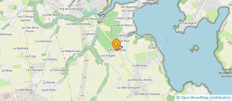 localisation de l'entreprise ALKANS 1  PLEURTUIT