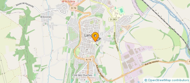localisation de l'entreprise ALKAPA à LANGRES