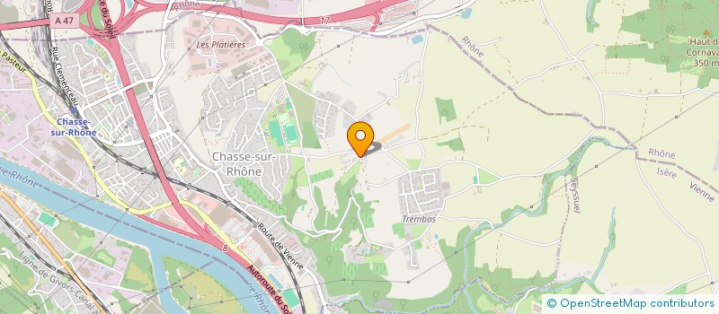 localisation de l'entreprise ALKARUSA GESTION à CHASSE-SUR-RHONE