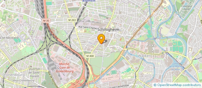 localisation de l'entreprise ALKAS SECURITE  SCHILTIGHEIM