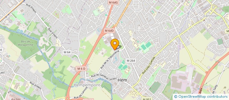 localisation de l'entreprise ALKAWEB à HEM