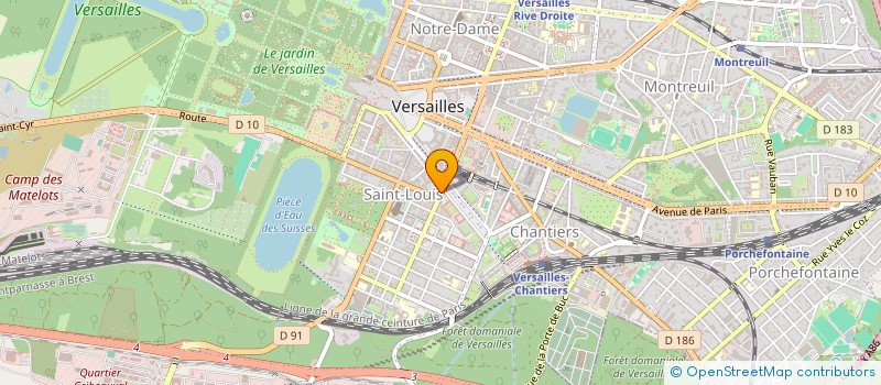 localisation de l'entreprise ALKE à VERSAILLES