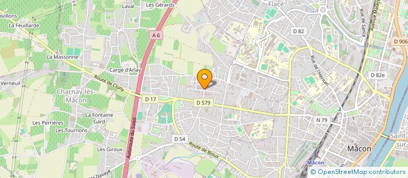 localisation de l'entreprise ALKHOS à CHARNAY-LES-MACON