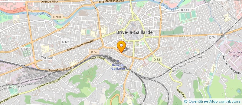 localisation de l'entreprise ALKIKO à BRIVE-LA-GAILLARDE