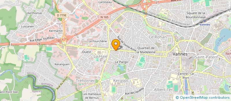 localisation de l'entreprise ALKIMIA à VANNES