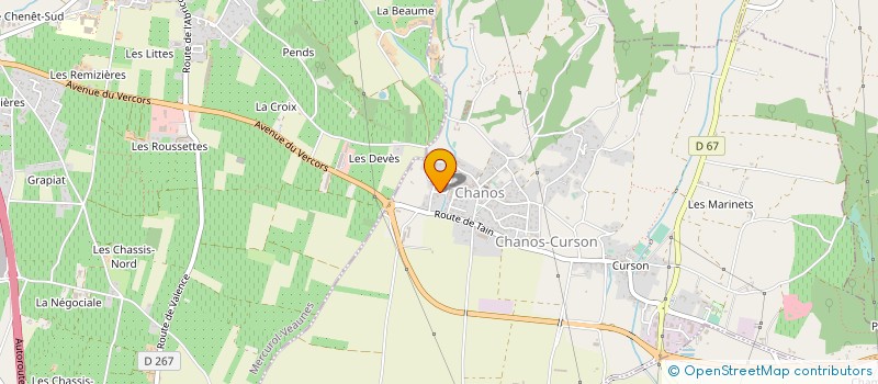 localisation de l'entreprise ALKIN COMPRESSEUR FRANCE à CHANOS-CURSON