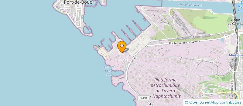 localisation de l'entreprise ALKION TERMINAL SOTRASOL  MARTIGUES