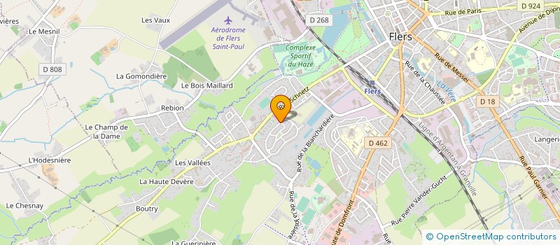 localisation de l'entreprise ALKOR à FLERS