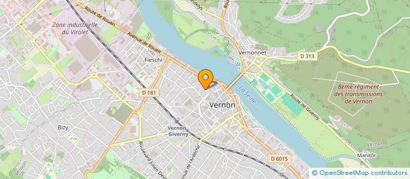 localisation de l'entreprise ALKYA  VERNON