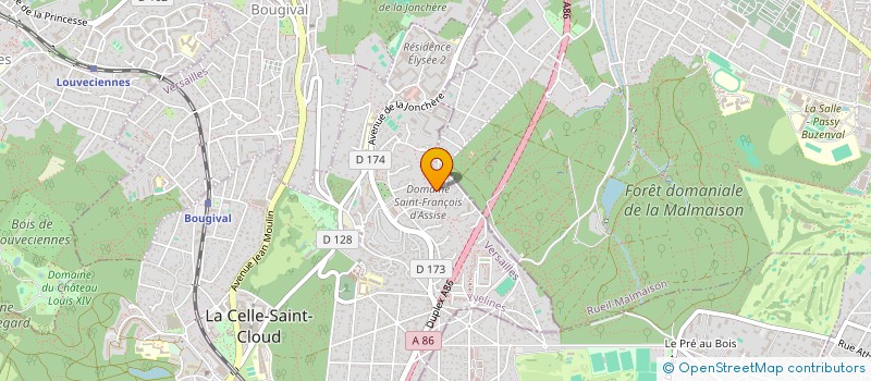 localisation de l'entreprise ALKYRO  LA CELLE-SAINT-CLOUD