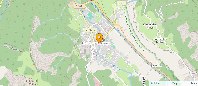 localisation de l'entreprise ALL 4 RIDE à LE BOURG-D'OISANS