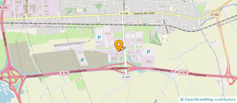 localisation de l'entreprise ALL 4 TRUCKS CALAIS à MARCK