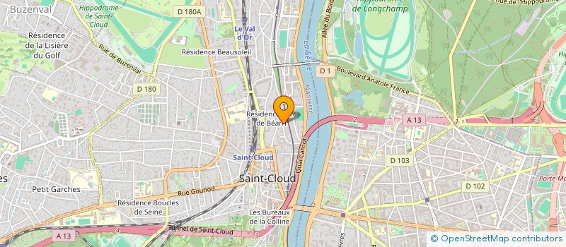 localisation de l'entreprise ALL ABOUT DIGITAL à SAINT-CLOUD