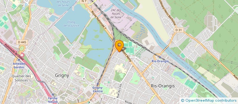 localisation de l'entreprise ALL ACCESS SERVICES W  RIS-ORANGIS