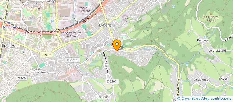 localisation de l'entreprise ALL ACCESS VARIUS NDT  EYBENS