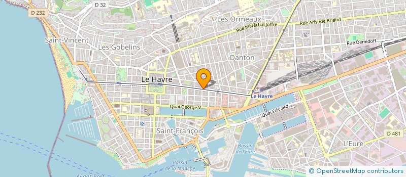 localisation de l'entreprise ALL ACTIONS ASSISTANCE INTERNATIONAL  LE HAVRE