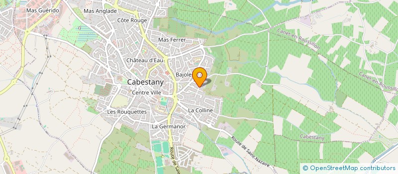 localisation de l'entreprise ALL ANSWER  CABESTANY