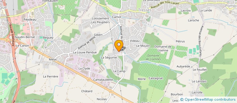 localisation de l'entreprise ALL APPART II  TRESSES