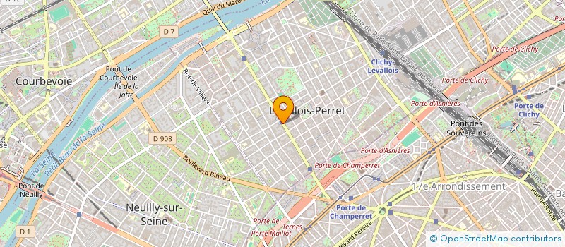 localisation de l'entreprise ALL AROUND PUBLISHING à LEVALLOIS-PERRET