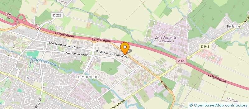 localisation de l'entreprise ALL ATHLETES  BILLERE