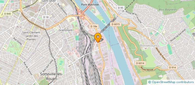 localisation de l'entreprise ALL'AUTO 76  SOTTEVILLE-LES-ROUEN