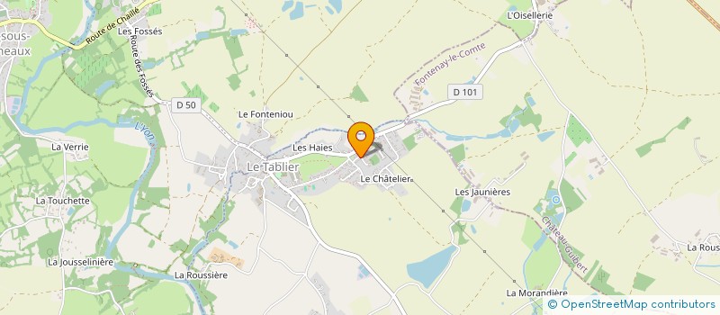 localisation de l'entreprise ALL'AUTOMATISME OUEST  LE TABLIER