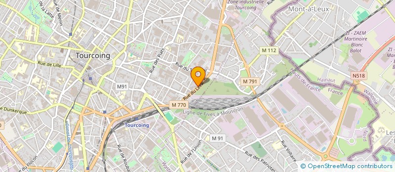 localisation de l'entreprise ALL'AUTOPIECES  TOURCOING