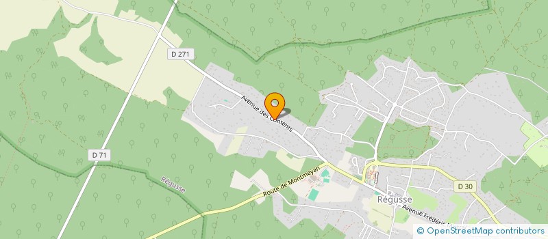 localisation de l'entreprise ALL BAT ELEC à REGUSSE