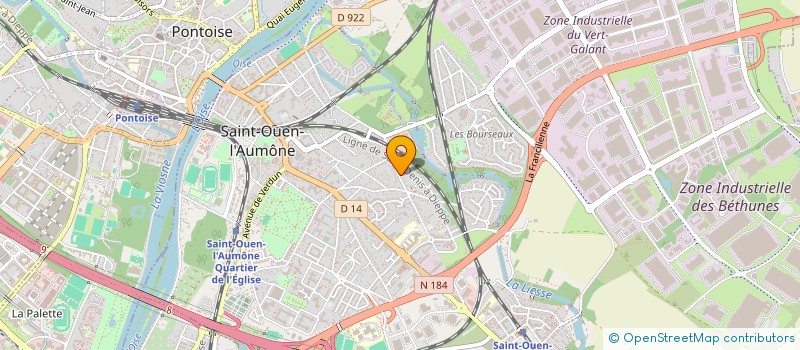 localisation de l'entreprise ALL BATI GROUP à SAINT-OUEN-L'AUMONE