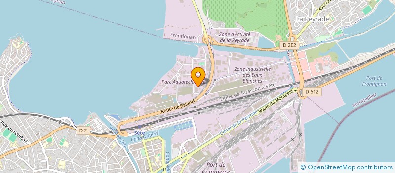 localisation de l'entreprise ALL BIKES 7 à SETE