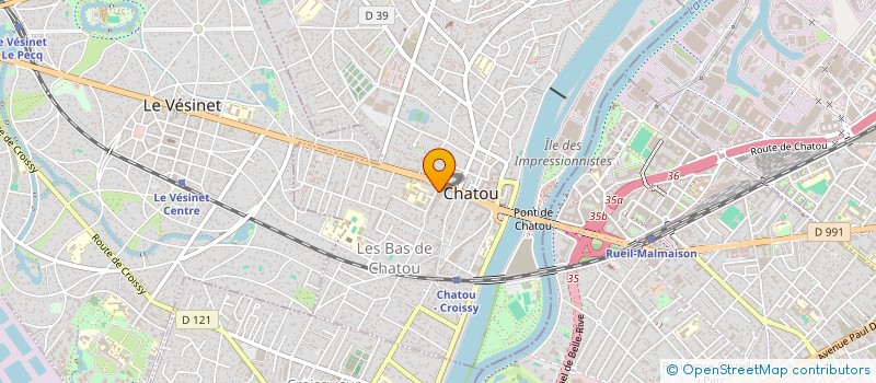 localisation de l'entreprise ALL BLUE IT  CHATOU