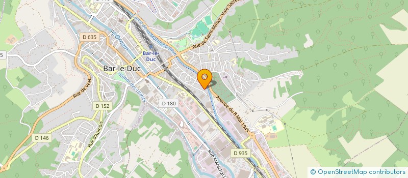 localisation de l'entreprise ALL BTP à BAR-LE-DUC