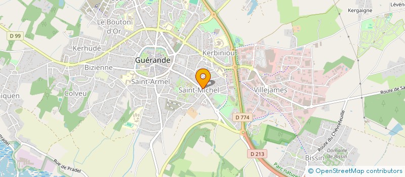 localisation de l'entreprise ALL BUSINESS INNOVATION  GUERANDE