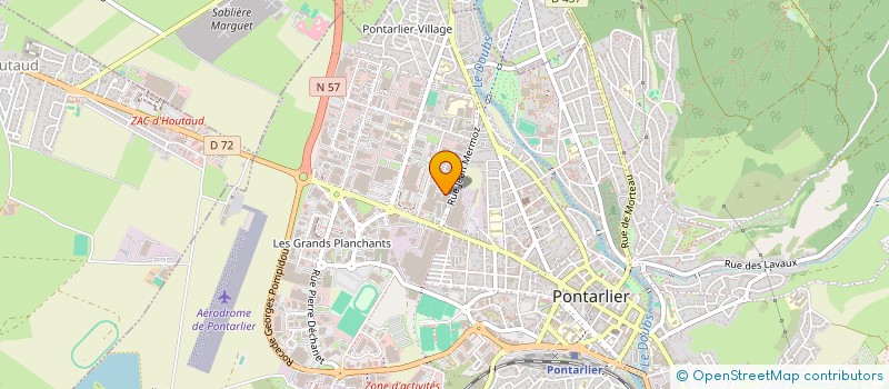 localisation de l'entreprise ALL CAR SERVICE  PONTARLIER