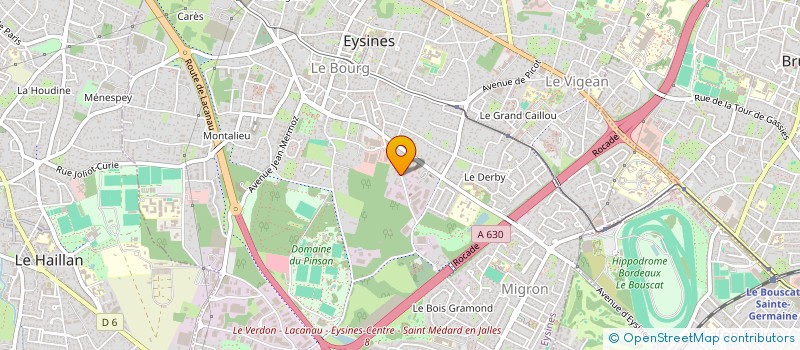 localisation de l'entreprise ALL CARS à EYSINES
