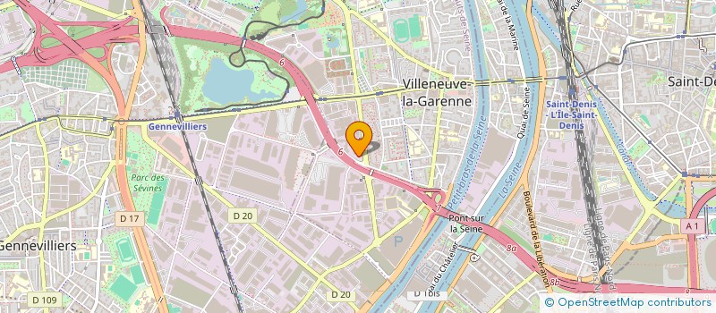 localisation de l'entreprise ALL CARS SERVICES à VILLENEUVE-LA-GARENNE