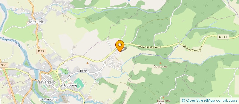 localisation de l'entreprise ALL CHAUBERT  NAVARRENX