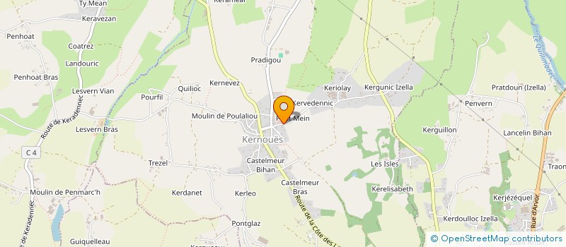 localisation de l'entreprise ALL CONCEPT  KERNOUES