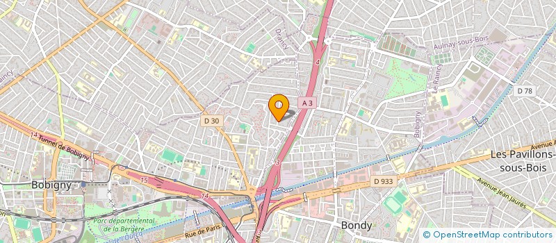 localisation de l'entreprise ALL CONECTING à BOBIGNY