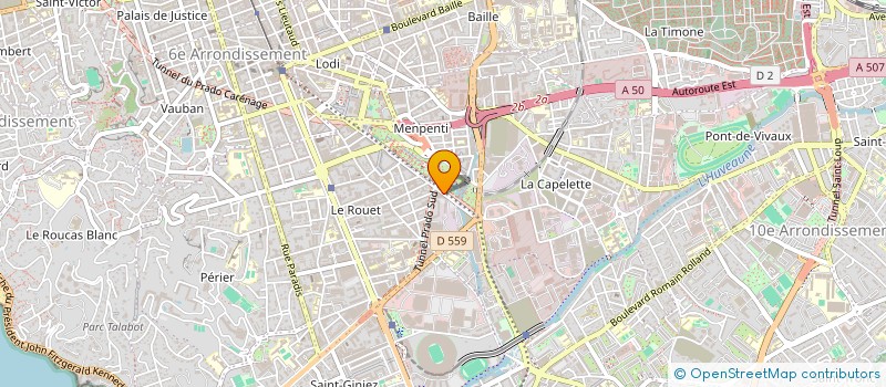 localisation de l'entreprise ALL CORP à MARSEILLE