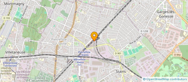 localisation de l'entreprise ALL DECORS à PIERREFITTE-SUR-SEINE