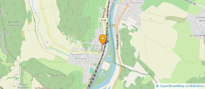 localisation de l'entreprise ALL DEPANNAGE  NOVEANT-SUR-MOSELLE