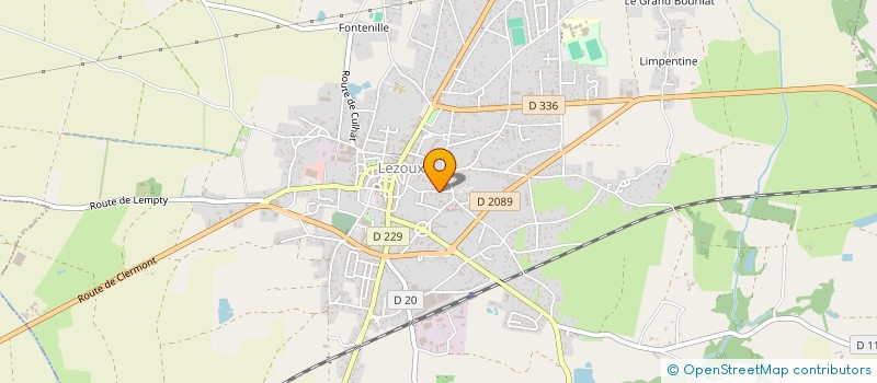 localisation de l'entreprise ALL DETECT à LEZOUX