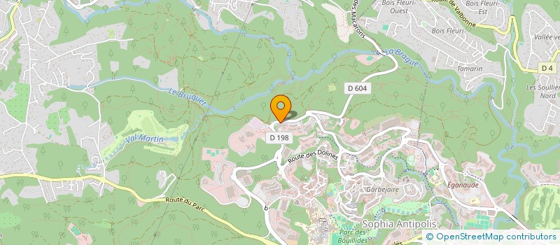 localisation de l'entreprise ALL DIGITAL NETWORK à VALBONNE