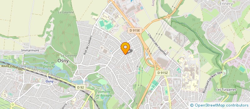 localisation de l'entreprise ALL DIN  OSNY