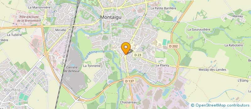 localisation de l'entreprise ALL DING à MONTAIGU-VENDEE