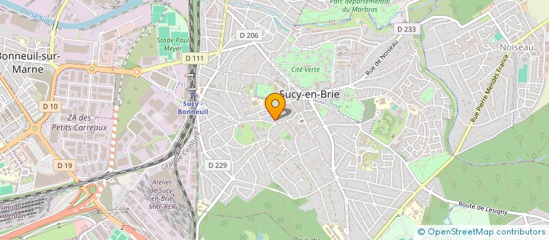 localisation de l'entreprise ALL DRIVE à SUCY-EN-BRIE