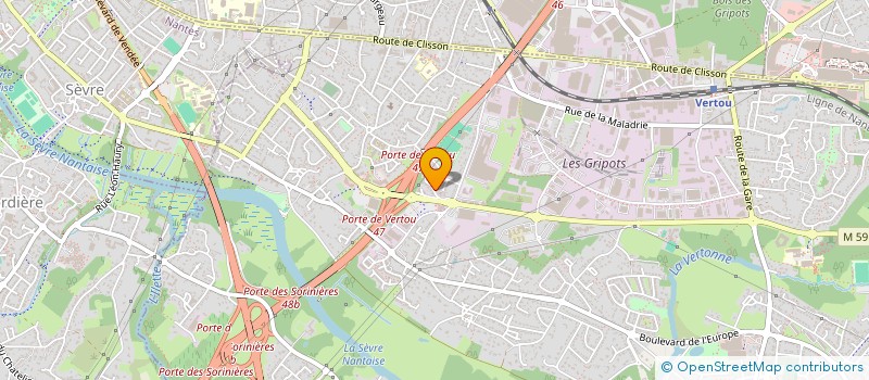 localisation de l'entreprise ALL DRIVING CARS PAR ABREVIATION ADC  VERTOU