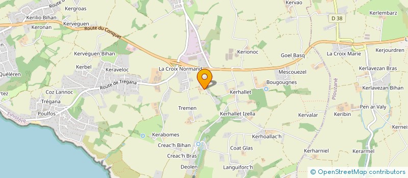 localisation de l'entreprise ALL'EAU 29  LOCMARIA-PLOUZANE